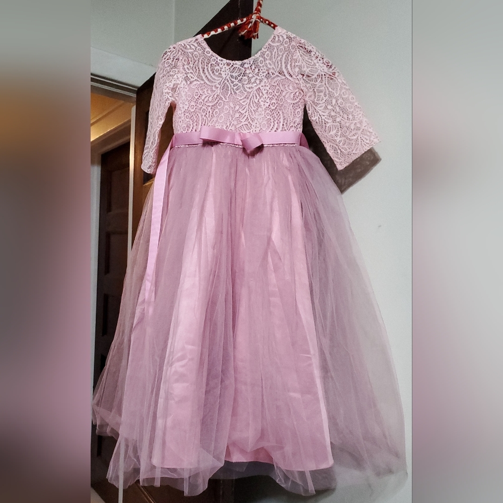 NWOT Child size 12 Pink Princess Party Dress
